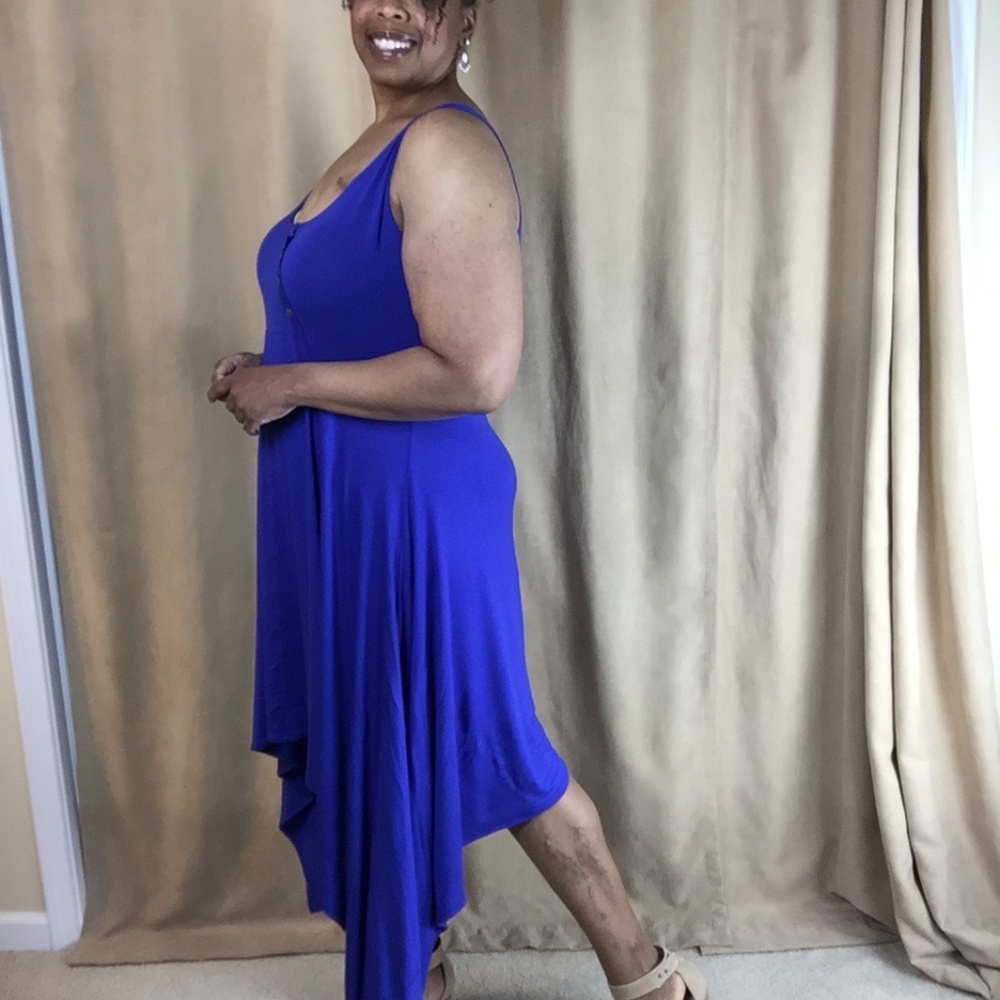 2 for 1! SWAK Dress w/ Sharkbite Hem & Keyhole Back Size 1X - Picture 7 of 16